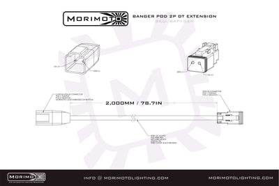 2P DT Extension Harness <br>Universal