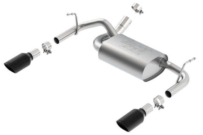 ATAK Axle-Back Exhaust System <br> 12-17 Jeep Wrangler 3.6L 2018 Jeep Wrangler JK