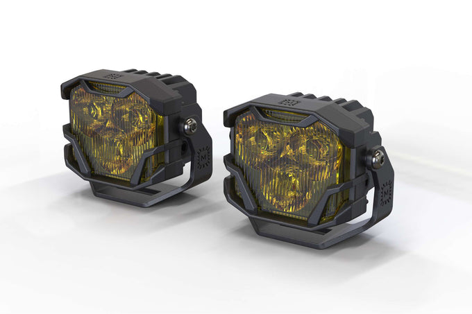 LED Pods <br> 4Banger,Combo,Yellow,Set