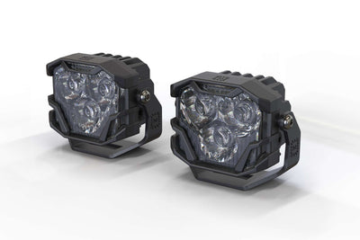2x 4Banger 2.0 HXB LED Pods Spot / White <br> Universal