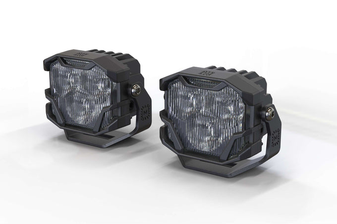 2x 4Banger 2.0 HXB LED Pods SAE Wide / White <br> Universal