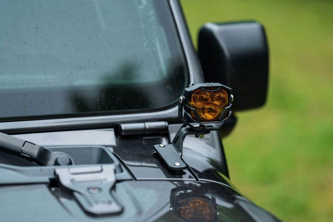 2x 4Banger 2.0 HXB LED Pods SAE Wide / Yellow <br> Universal