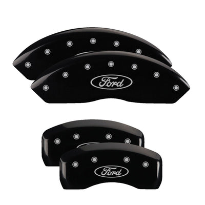 Set of 4 caliper covers, Front and Rear <br> 2013-2020 Ford Fusion