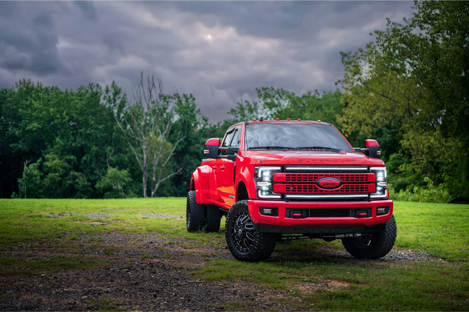 XB LED Headlights (Pair/Amber DRL) <br>17-19 Ford Super Duty