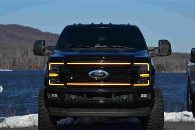 XB LED Headlights (Pair/Amber DRL) <br>17-19 Ford Super Duty