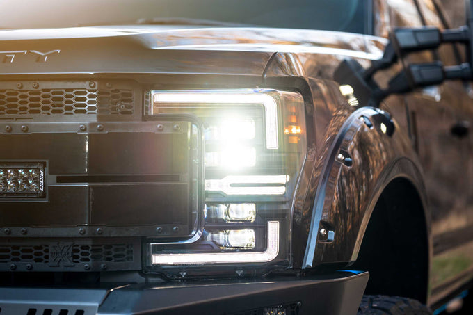XB LED Headlights  (Pair/ASM)<br>17-19 Ford Super Duty