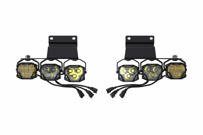4Banger Fog Brackets <br> 10-14 Type Raptor Triple
