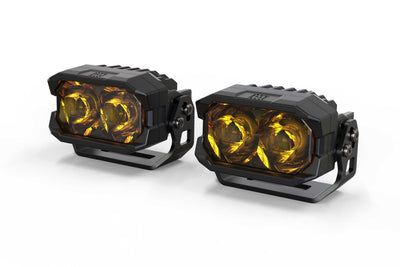 NCS LED Pod <br> 2Banger,Spot,White,Pair