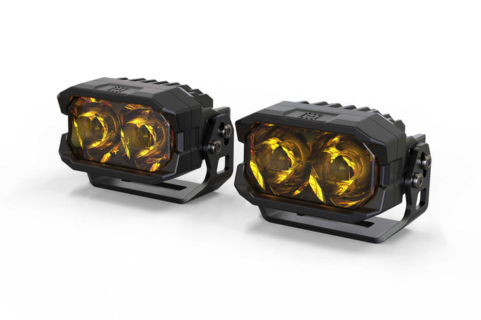 HXB LED Pod <br> 2Banger,Spot,White,Pair