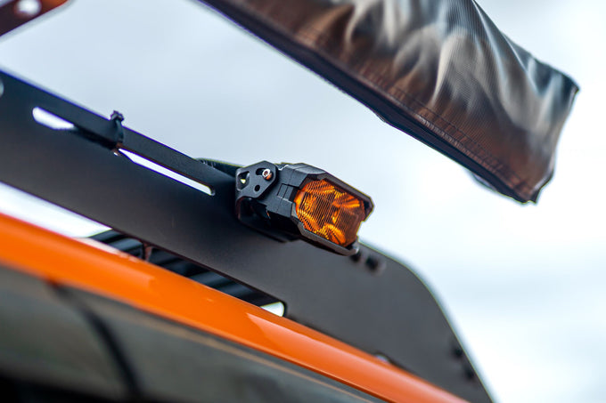 NCS LED Pod <br> 2Banger,SAE Wide,Yellow,Pair