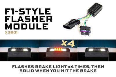 X3B LED Third Brake Light <br>09-14 Ford F-150, 14-21 Toyota Tundra