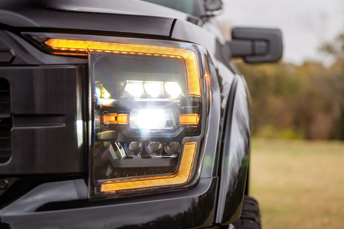 XB LED Headlights (Amber DRL)<br> 21-23 Ford F150