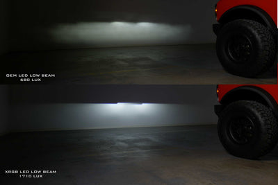 XRGB LED Headlights (Pair/RGB DRL) <br>21-24 Ford Bronco