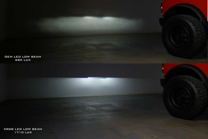 XRGB LED Headlights (Pair/RGB DRL) <br>21-24 Ford Bronco