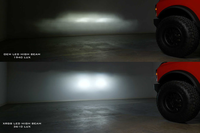 XRGB LED Headlights (Pair/RGB DRL) <br>21-24 Ford Bronco