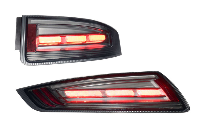 XB LED Tail Lights (Smoked / Set) <br> 05-08 Porsche 997.1