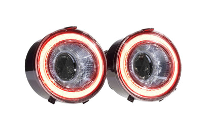 Smoked / Set XB LED Tail Lights <br> 05-13 Corvette C6, Gen II