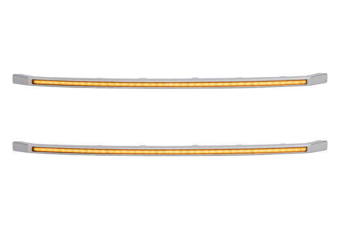 XBG LED DRL Grille Inserts Amber <br> 20-22 Ford Super Duty Platinum