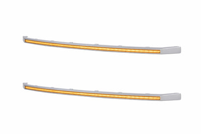 XBG LED DRL Grille Inserts Amber <br> 20-22 Ford Super Duty Platinum