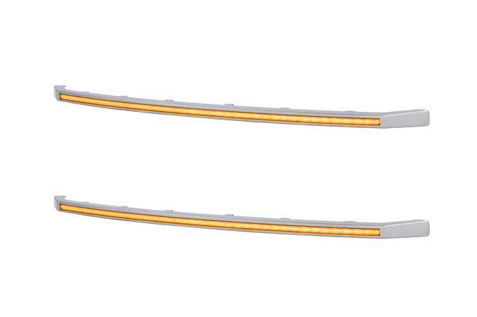 XBG LED DRL Grille Inserts Amber <br> 20-22 Ford Super Duty Platinum