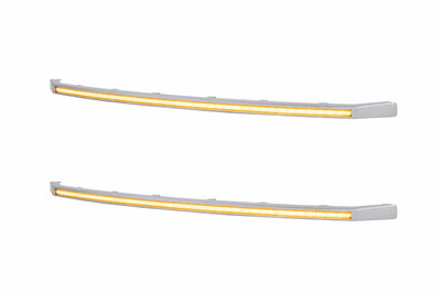 XBG LED DRL Grille Inserts Amber <br> 20-22 Ford Super Duty Platinum