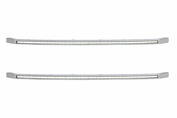 XBG LED DRL Grille Inserts White <br> 20-22 Ford Super Duty Platinum