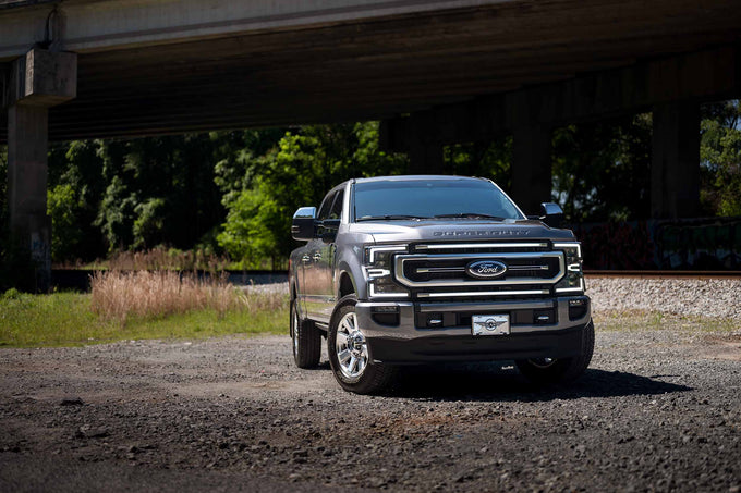 XBG LED DRL Grille Inserts White <br> 20-22 Ford Super Duty Platinum