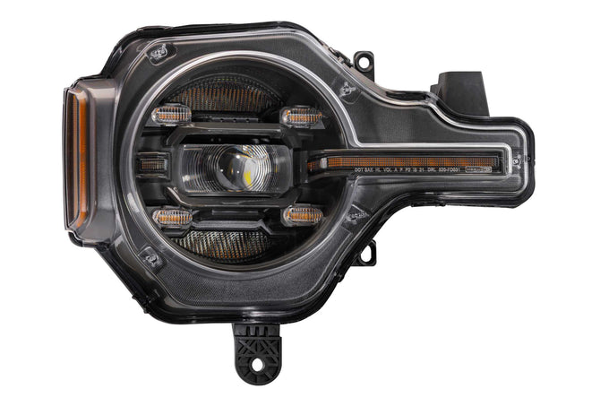 XB LED Headlights (Pair/Amber DRL) <br>21-24 Ford Bronco