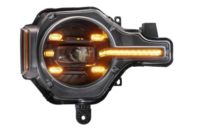 XB LED Headlights (Pair/Amber DRL) <br>21-24 Ford Bronco