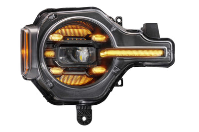 XB LED Headlights (Pair/Amber DRL) <br>21-24 Ford Bronco