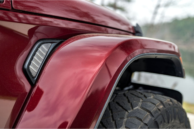 XB LED Side Markers (Pair) <br>18-24 Jeep Wrangler, 20-24 Gladlator