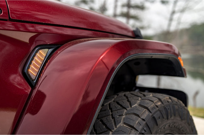 XB LED Side Markers (Pair) <br>18-24 Jeep Wrangler, 20-24 Gladlator