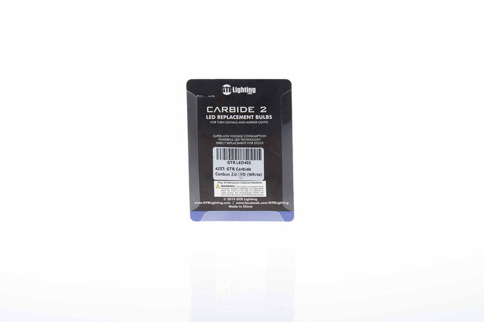 Carbide Canbus 2.0 LED Bulb <br> 4257, White