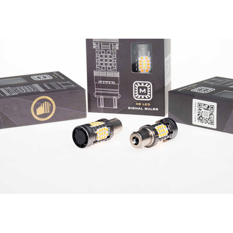 1156 Amber XB LED Bulbs(Set) <br>Universal