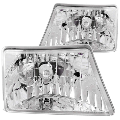 Chrome Crystal Headlights <br> 98-00 Ford Ranger