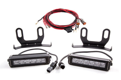 SS6 LED Lightbar Kit, White Wide <br>13-18 Dodge Ram Standard