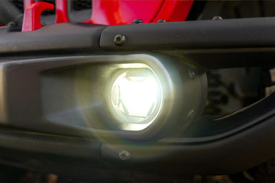 4Banger Fog Light Kit White <br> 17+ Jeep Wrangler JL / 20+ Gladlator JT