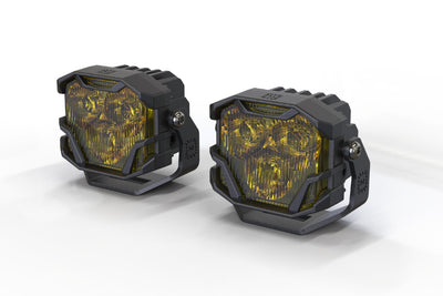 2x 4Banger 2.0 HXB LED Pods Flood / Yellow <br> Universal