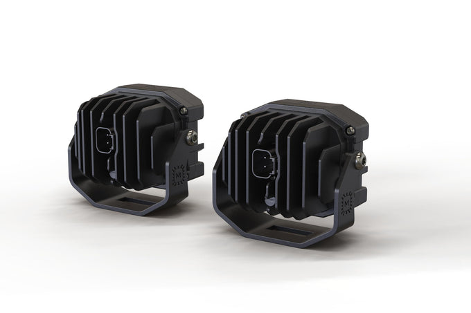 NCS LED Pods <br> 4Banger,Flood,Yellow,Set
