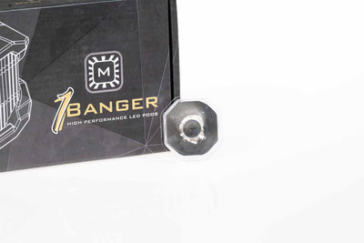 1Banger,White,Spot Lens Only <br>Universal