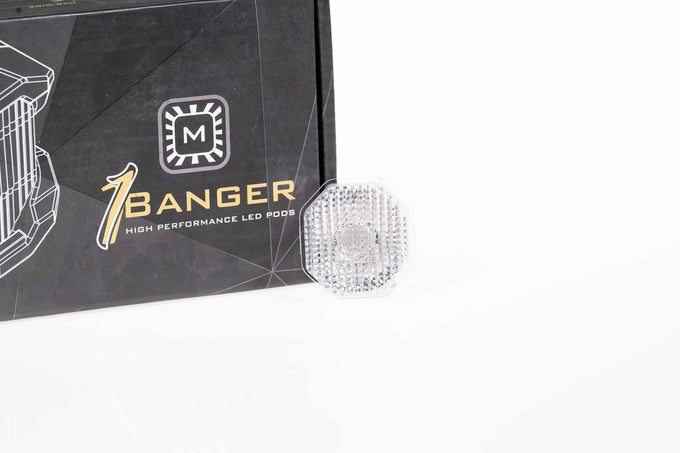 1Banger White Flood Lens Only <br>Universal