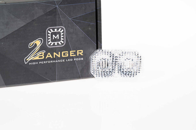 2Banger White Flood Lens Only <br>Universal