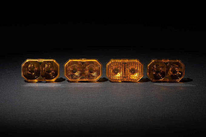 2Banger Yellow Flood Lens Only <br>Universal