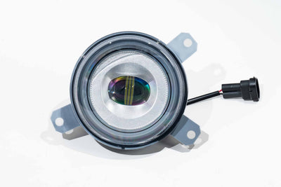 Pair XB LED Fog Lights Chrome <br> 95-98 Ferrari 355 / 94-96 Ferrari F512M