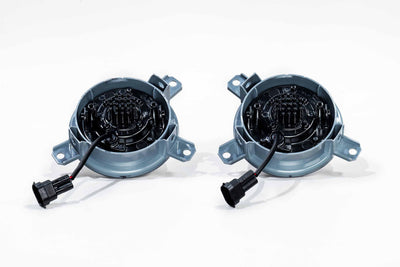 Pair XB LED Fog Lights Chrome <br> 95-98 Ferrari 355 / 94-96 Ferrari F512M