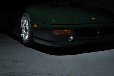 Pair XB LED Fog Lights Chrome <br> 95-98 Ferrari 355 / 94-96 Ferrari F512M