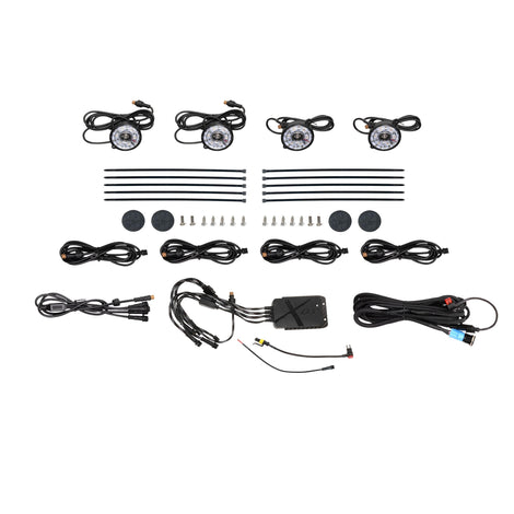 Rock Light Kit 4 Pack <br>RGB LED