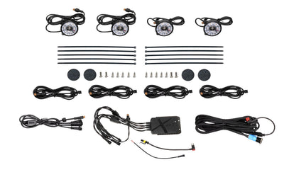 Rock Light Kit 4 Pack <br>RGB LED