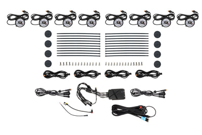 8x RGB LED Rock Light Kit <br> Trucks / Jeeps / SUVs / Powersports