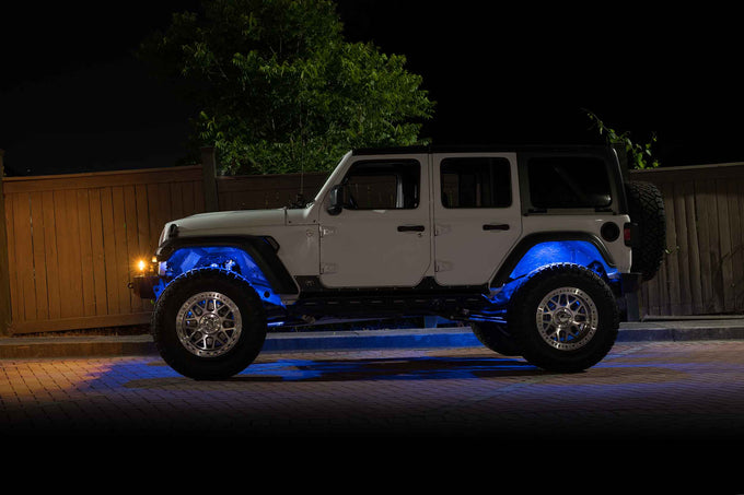 8x RGB LED Rock Light Kit <br> Trucks / Jeeps / SUVs / Powersports